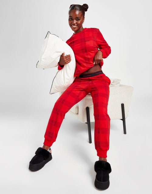 Plaid Tape Joggers