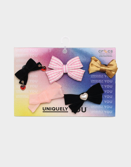 5-Pack Oversized Charming Bow Jibbitz Charms