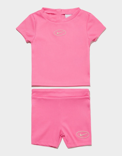 Girls' Ribbed T-Shirt/Shorts Set Infant