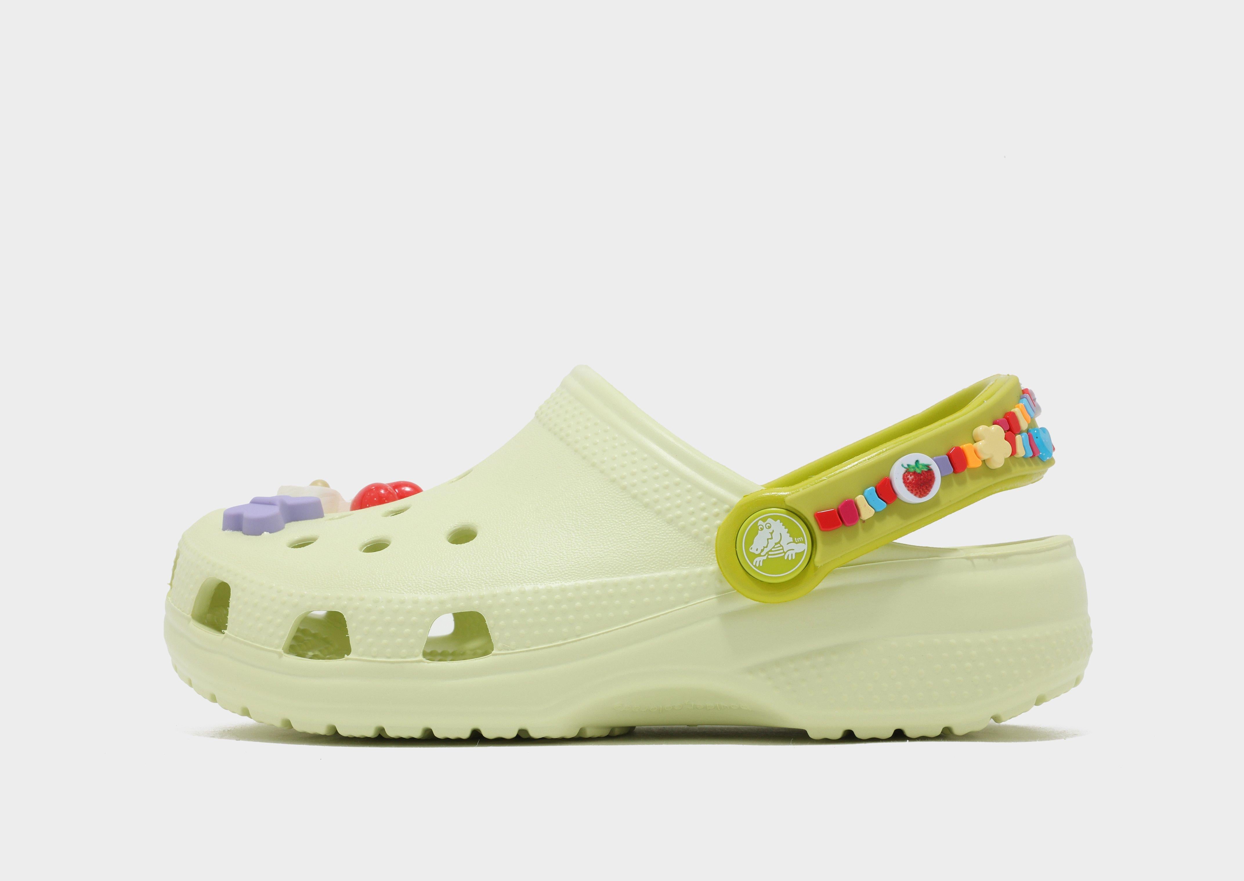 Green Crocs Classic Friendship Bracelet Clog Children's - JD