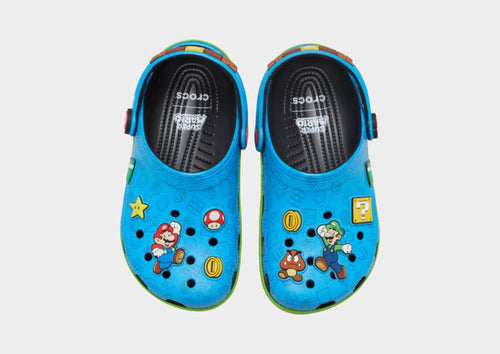 x Nintendo Super Mario Core Classic Clogs Junior