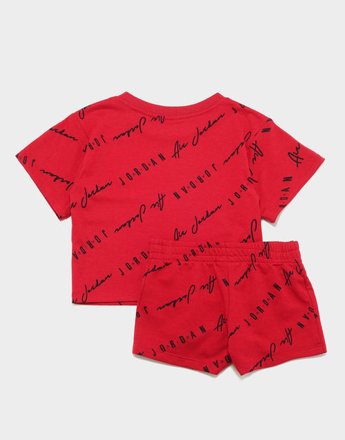 Brand Essential All-Over Print Short Set Infant's