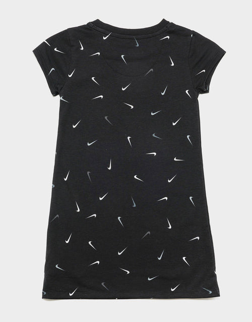 Swoosh Printed T-Shirt Dress Children's