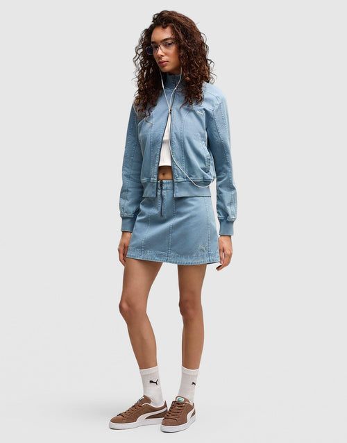Washed Twill Skirt