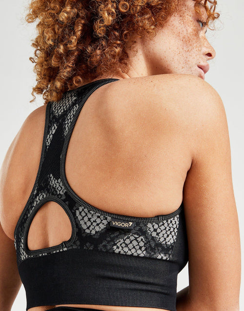 Snake Seamless Sports Bra