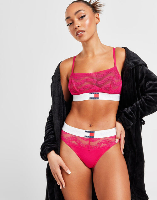 Signature Logo Lace Bralette