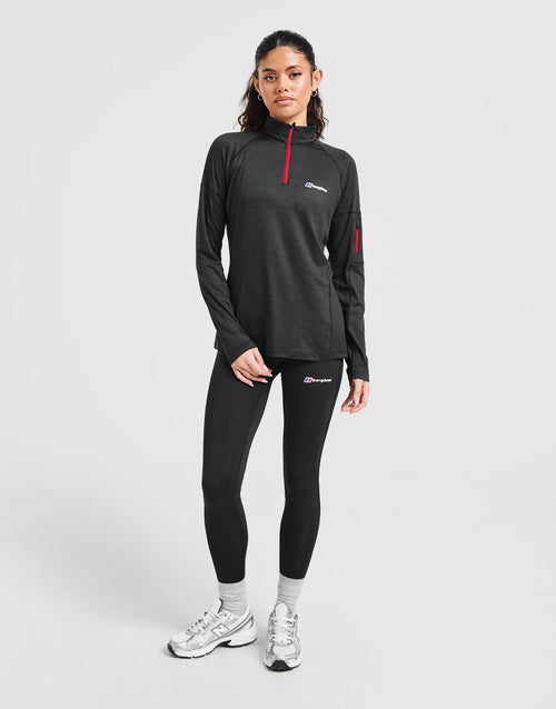 Woven Pocket 1/4 Zip Top