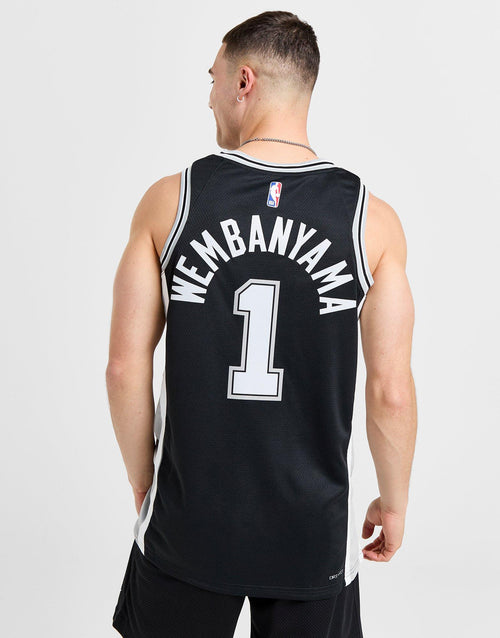 NBA San Antonio Spurs Wembanyama #1 Icon Jersey