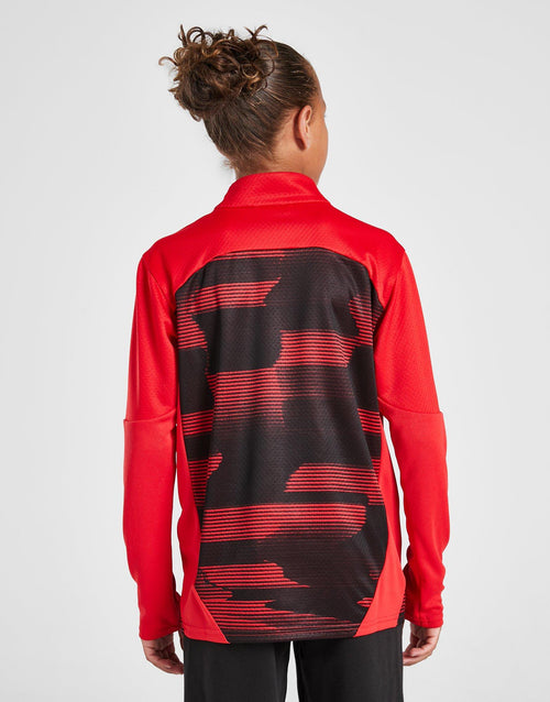 AC Milan Pre Match 1/4 Zip Top Junior