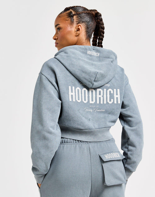 Equate Full Zip Crop Hoodie