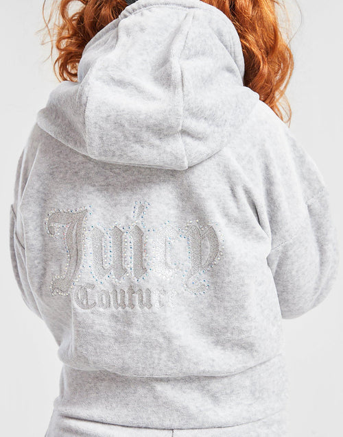 Velour Hoodie/Flares Tracksuit Junior's
