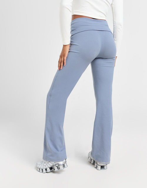 Essential Fold-Over Flare Pants
