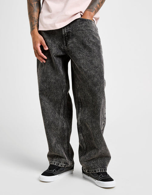 Check-5 Baggy Stonewash Jeans