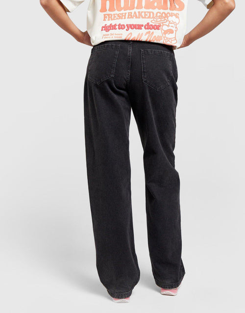 Mid-Rise Loose Jeans