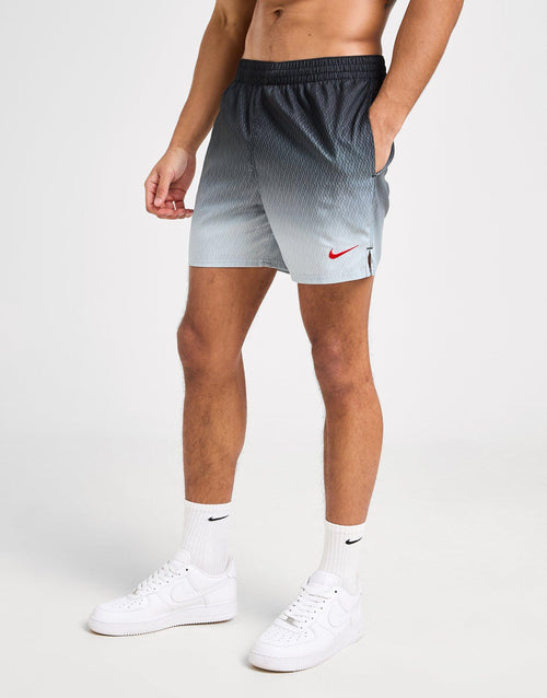 All Over Print Fade Swim Shorts