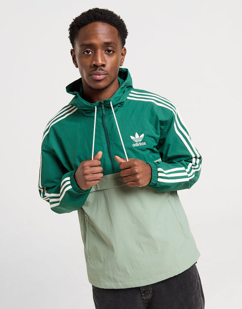 Overhead 1/2 Zip Windbreaker Jacket