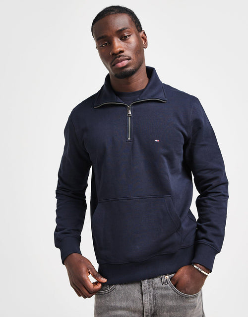 1/2 Zip Small Flag Sweatshirt