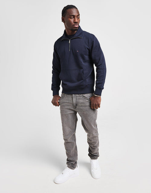 1/2 Zip Small Flag Sweatshirt