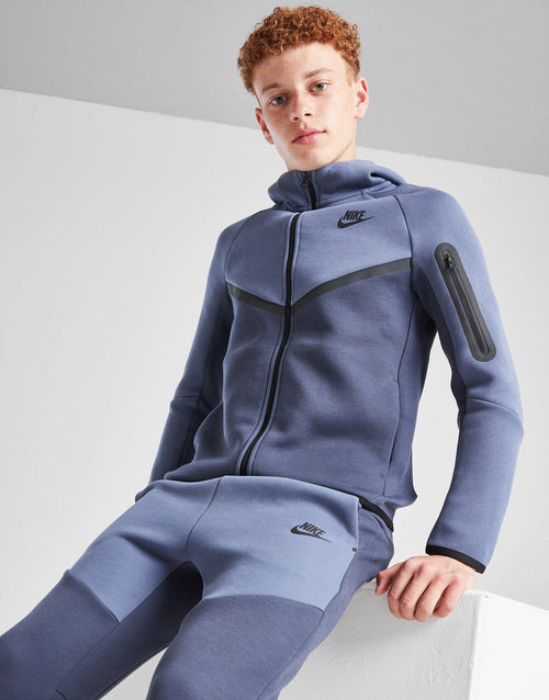 Tech Colour Block Full Zip Hoodie