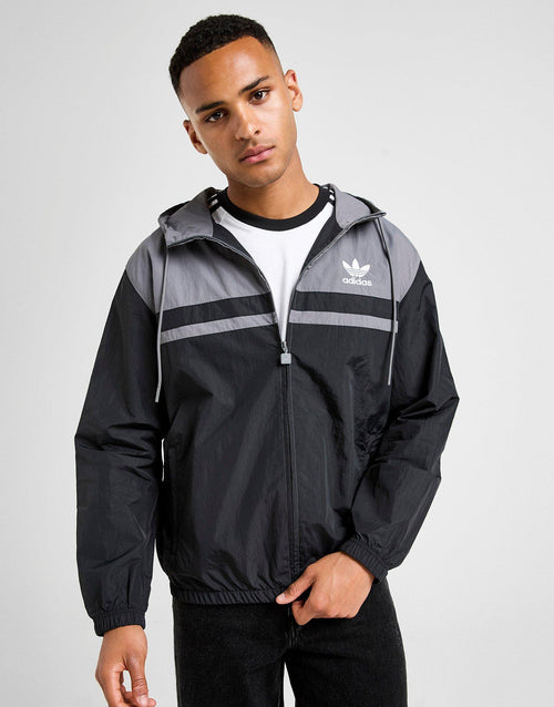 Colour Block Vintage Windbreaker