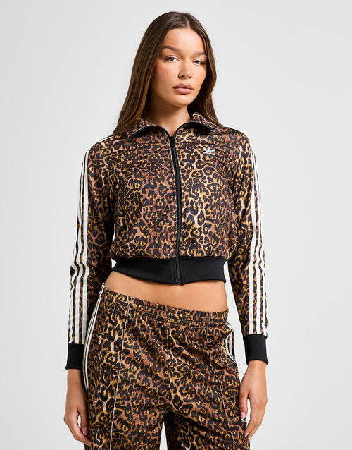 Firebird All Over Leopard Print Track Top