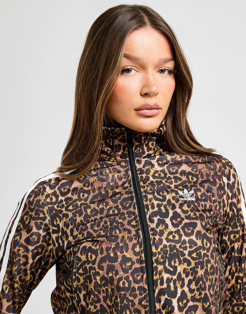 Firebird All Over Leopard Print Track Top