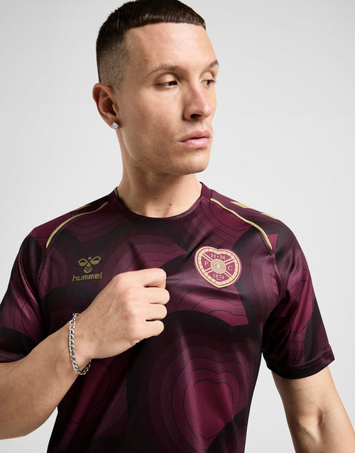 Hearts FC Pre Match Shirt