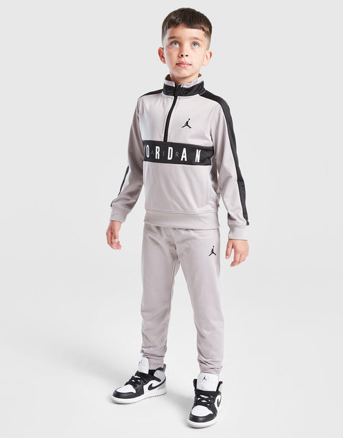Poly 1/4 Zip Tracksuit Children's