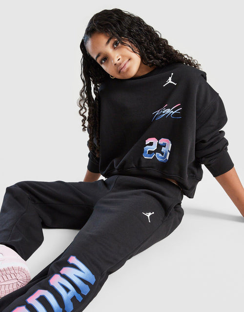 Fade Back Hit Crew Sweatshirt Junior's