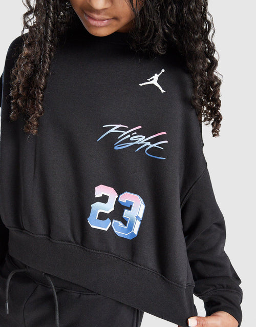 Fade Back Hit Crew Sweatshirt Junior's
