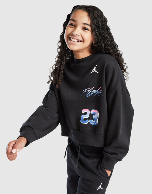 Fade Back Hit Crew Sweatshirt Junior's