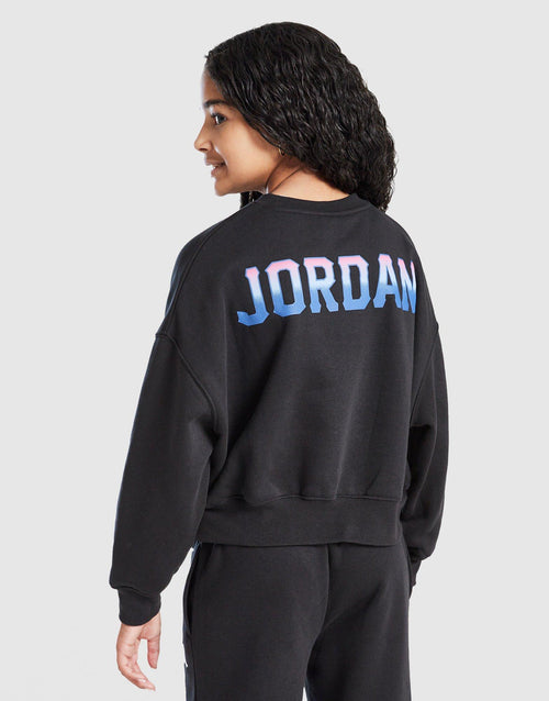 Fade Back Hit Crew Sweatshirt Junior's