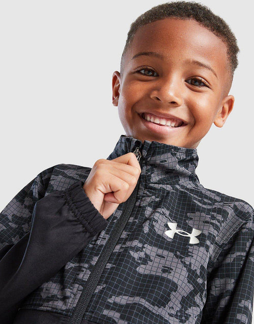 Vanish Full Zip Camo Tracksuit Children