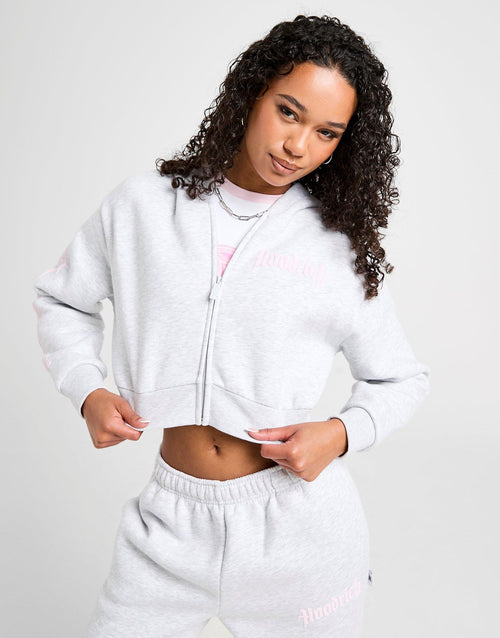 Totum Crop Full Zip Hoodie