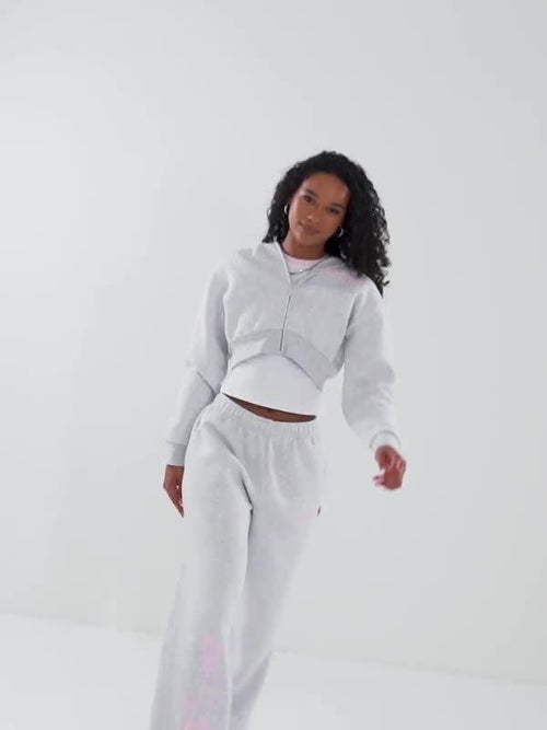Totum Crop Full Zip Hoodie