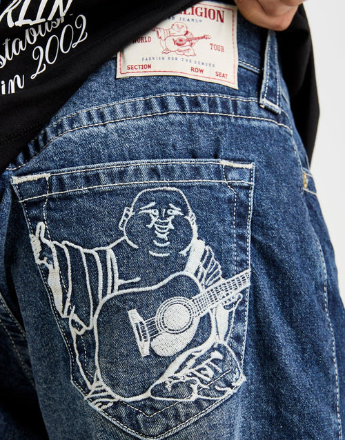 Vinny Embroidered Buddha Jeans