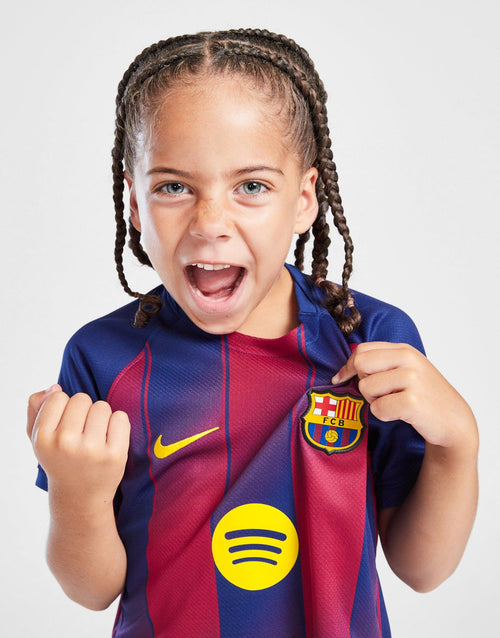 FC Barcelona 2025/26 Home Kit Children