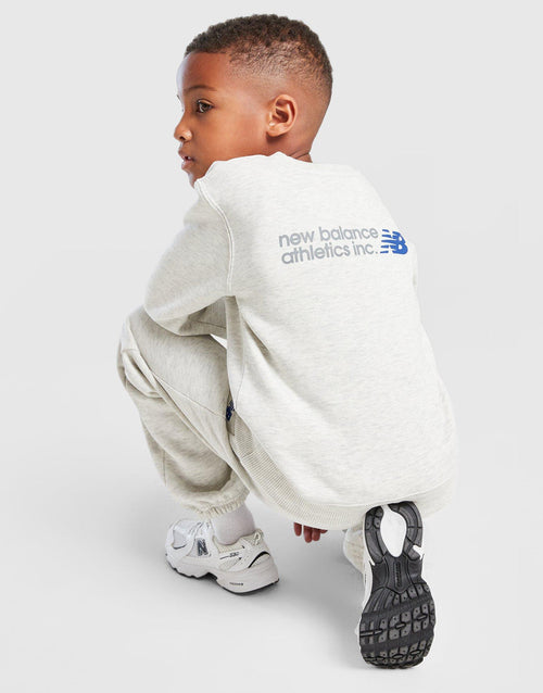 Linear Logo Crew Tracksuit Children