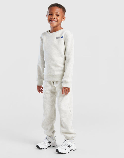 Linear Logo Crew Tracksuit Children