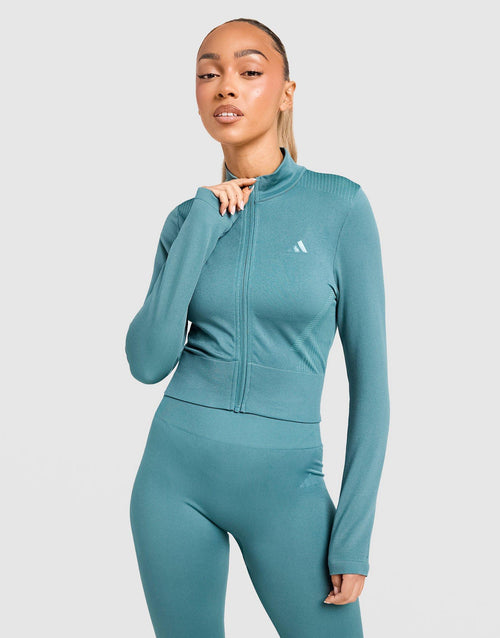 Seamless Full Zip Top
