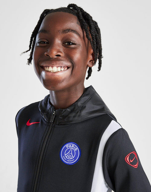 Paris Saint Germain Poly Hooded Tracksuit Junior