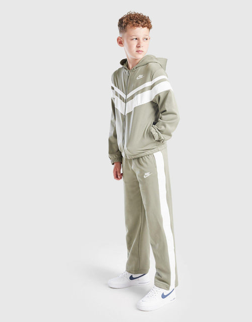 Mixed Full Zip Tracksuit Junior