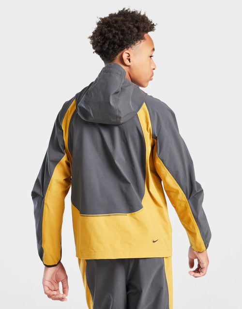 Tech Woven Full Zip Colour Block Jacket Junior's
