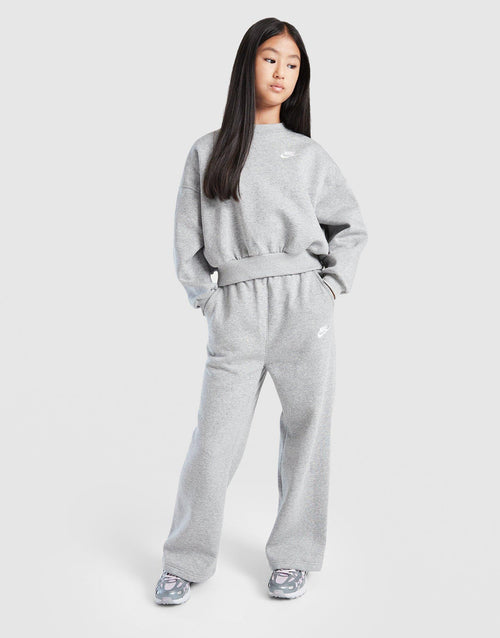 Club Fleece Crop Crew Sweatshirt Junior's