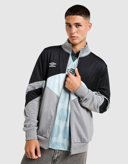 Diamond Colour Block Track Top