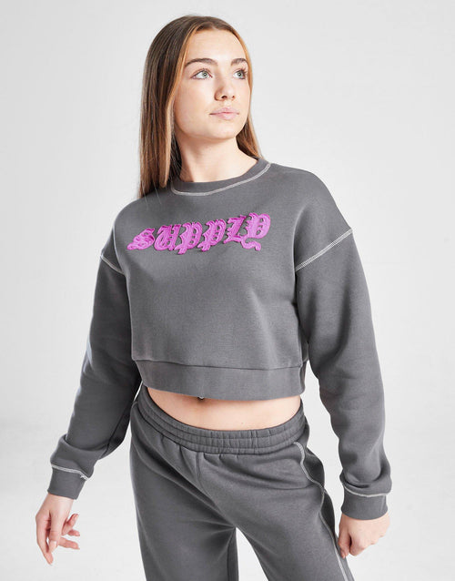 Girls' Hattan Crew Sweatshirt Junior
