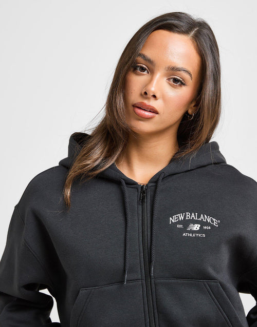 Athletics Cropped Full Zip Hoodie