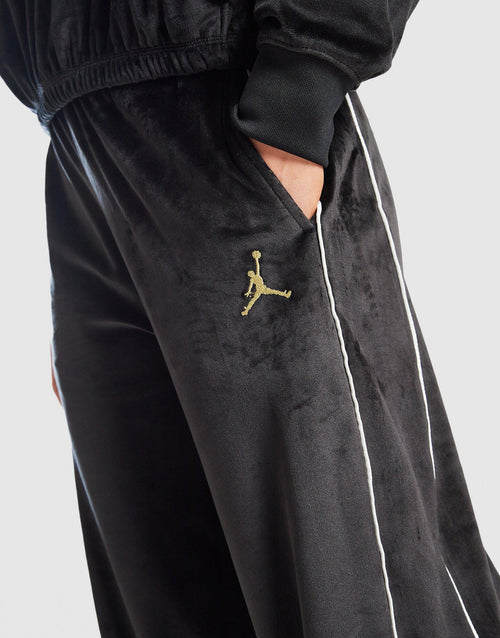 Girls' Velour Wide Leg Joggers Junior