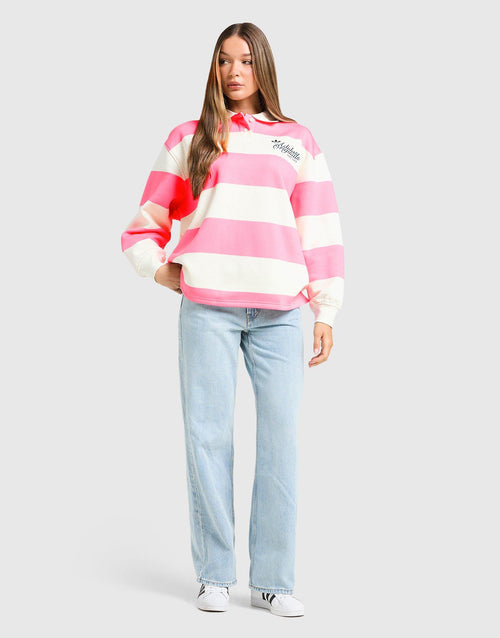 Stripe Rugby Sweatshirt