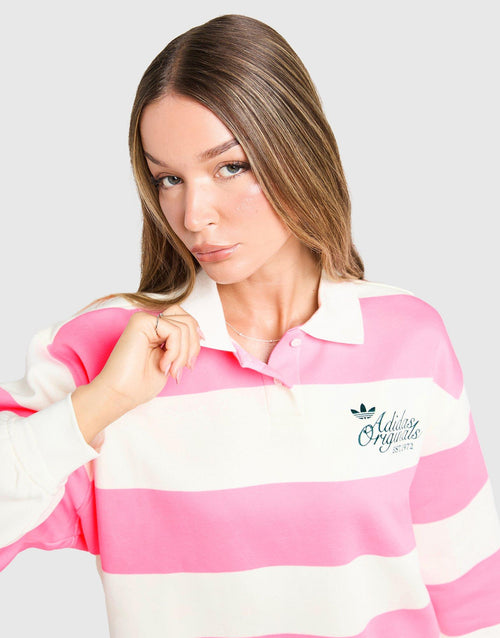 Stripe Rugby Sweatshirt